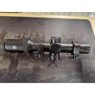 Használt Delta Titanium 1-6x24 céltávcső Rusan oldaható gyűrűpárral