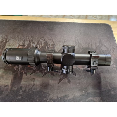 Használt Delta Titanium 1-6x24 céltávcső Rusan oldaható gyűrűpárral